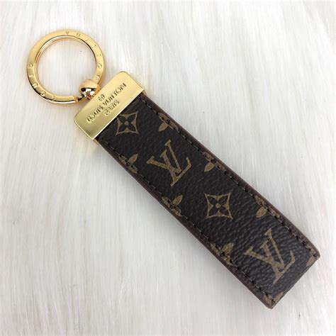 louis vuitton lv keychain|authentic louis vuitton keychain.